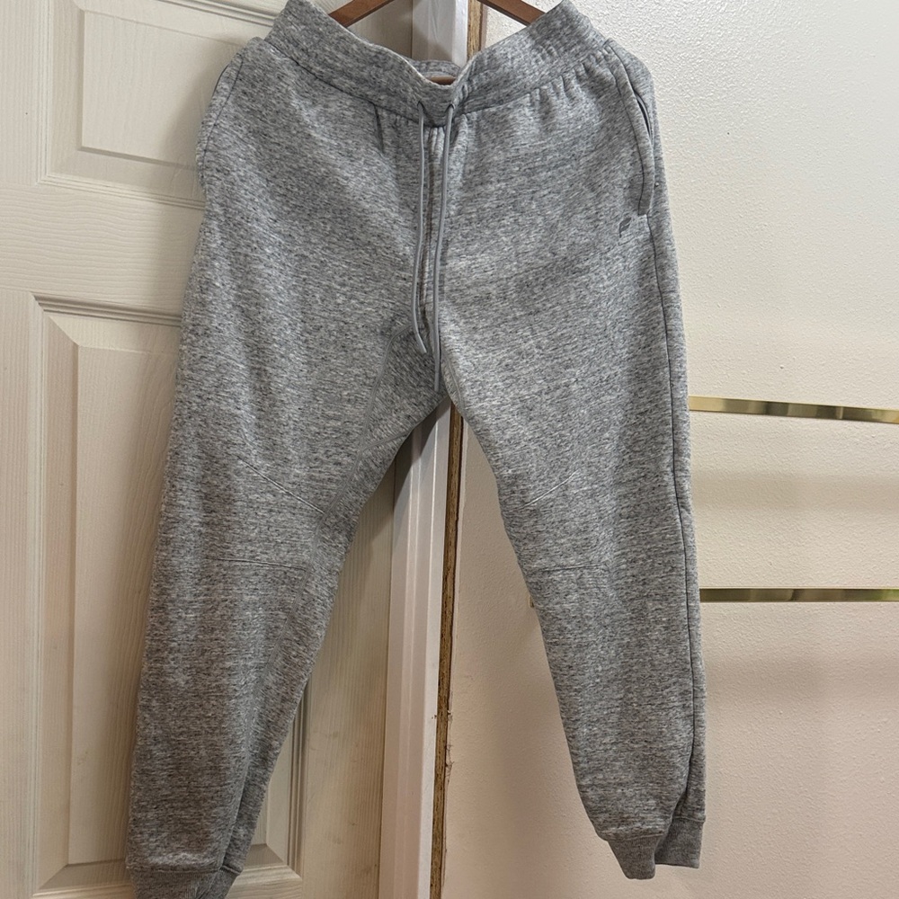 Fabletics Heather Gray Jogger Sweatpants